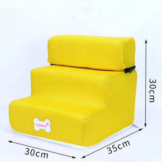 Dog Stairs Pet Climbing Ladder Sponge Steps On Bed Climbing Ladder